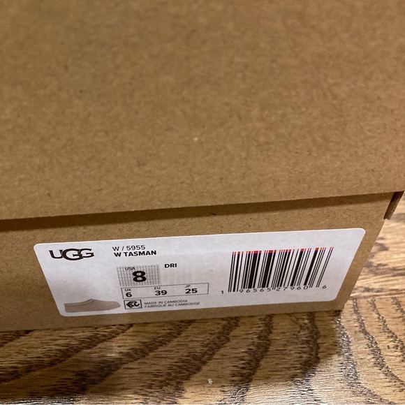 UGG TASMAN DRIFTWOOD SUEDE SHOES WOMEN'S SLIPPERS - Picture 5 of 5